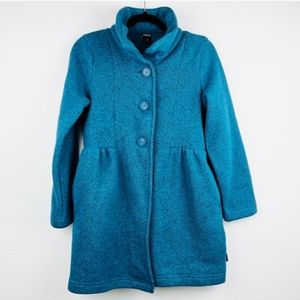 Patagonia Girls' Better Sweater Coat, Size L (12) Underwater Blue, Like New